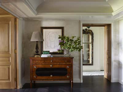  Hollywood Regency Transitional Apartment Entry and Hall. Central Park Pied-a-Terre by Tammy Connor Interior Design.