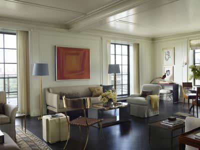  Transitional Apartment Living Room. Central Park Pied-a-Terre by Tammy Connor Interior Design.