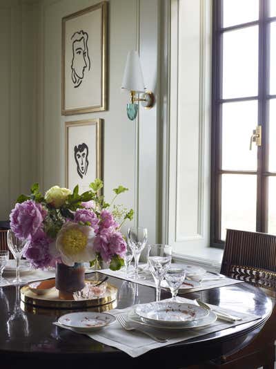  Eclectic Apartment Dining Room. Central Park Pied-a-Terre by Tammy Connor Interior Design.