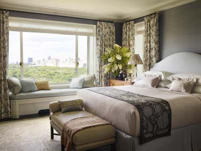  Transitional Apartment Bedroom. Central Park Pied-a-Terre by Tammy Connor Interior Design.