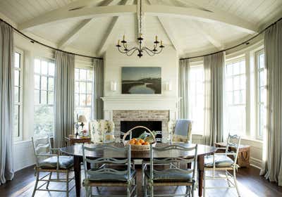  Contemporary Beach House Dining Room. Ocean Course by Tammy Connor Interior Design.