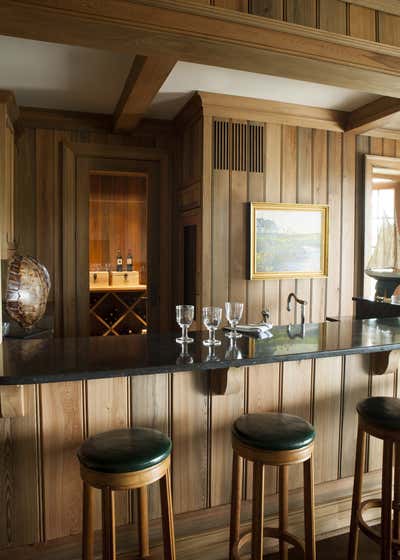 Traditional Bar and Game Room. Ocean Course by Tammy Connor Interior Design.