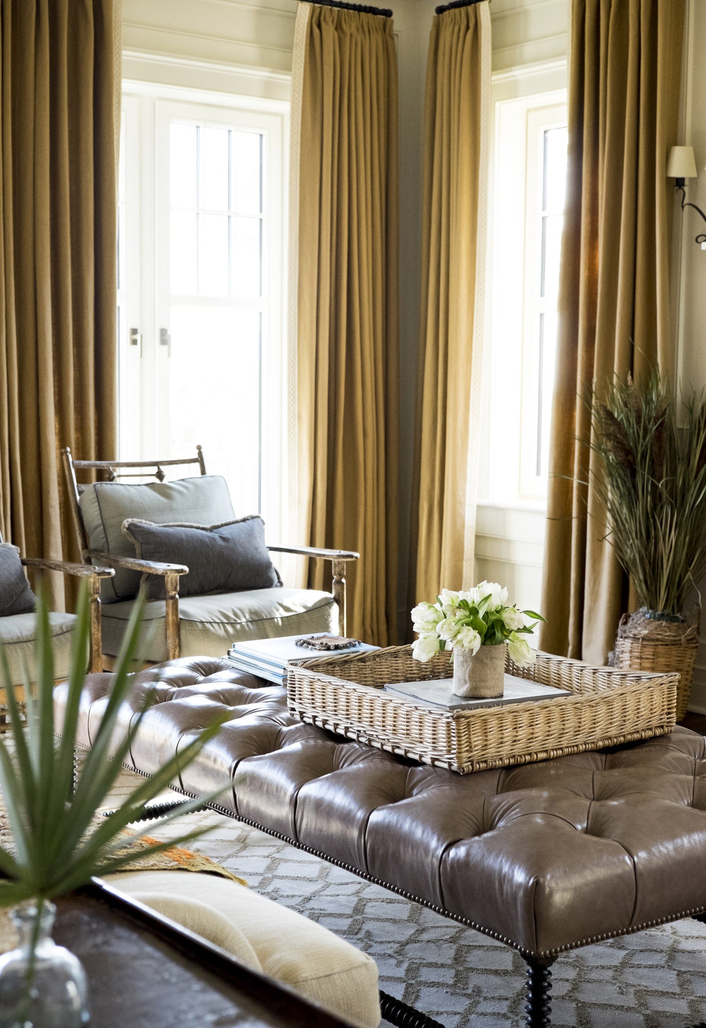 Transitional Living Room