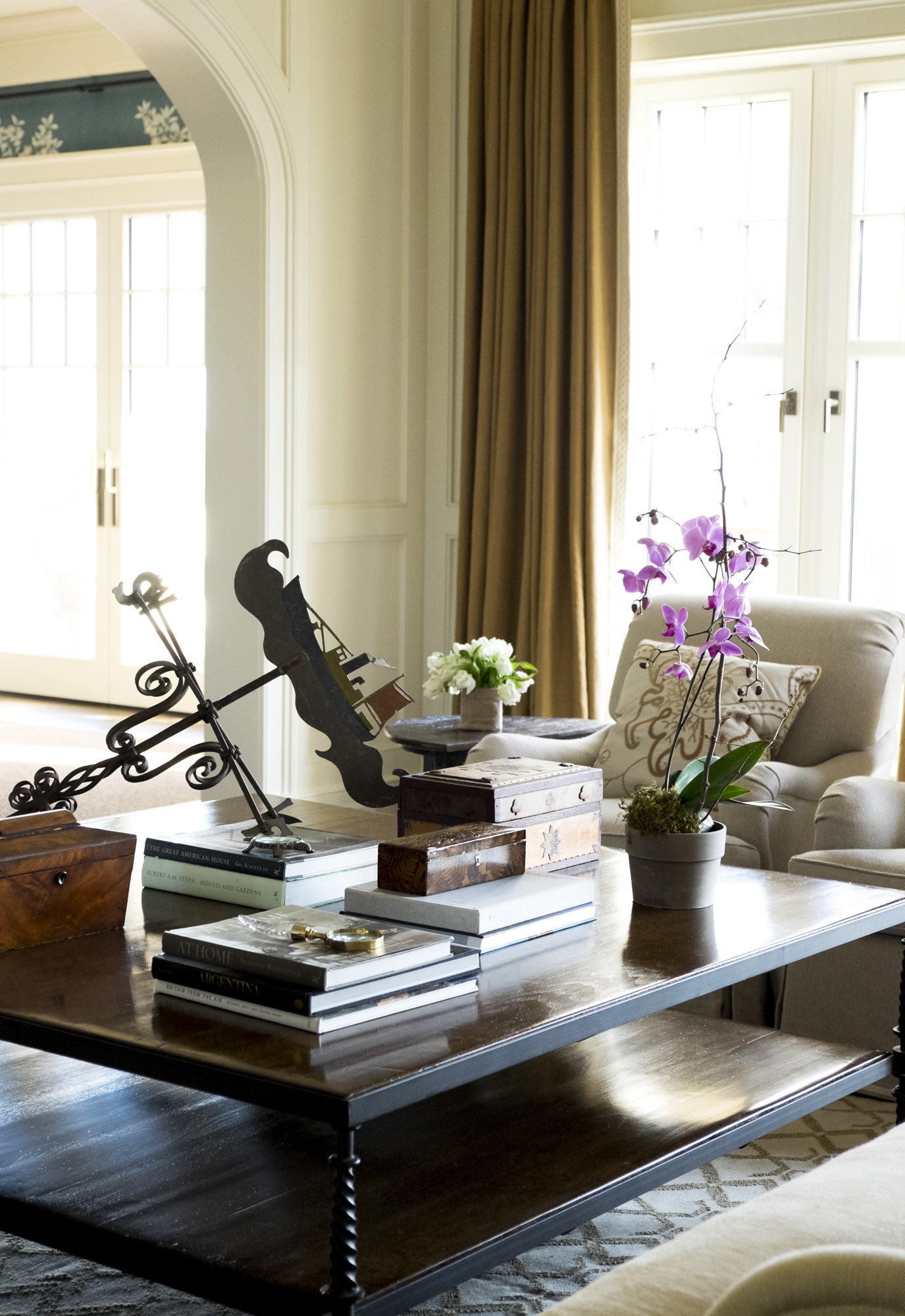 Transitional Living Room