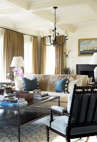 Transitional Beach House Living Room. Ocean Course by Tammy Connor Interior Design.