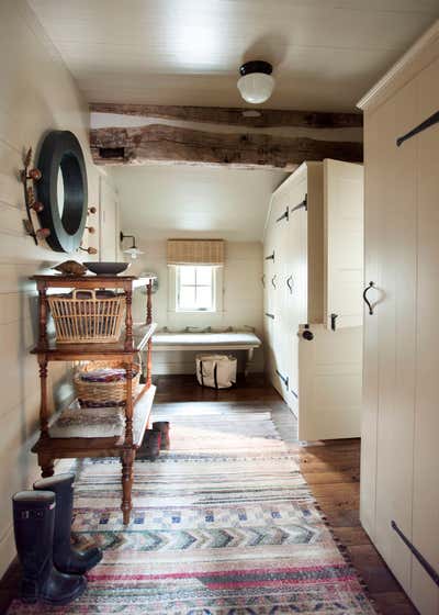  Rustic Entry and Hall. Sewanee Cabin by Tammy Connor Interior Design.