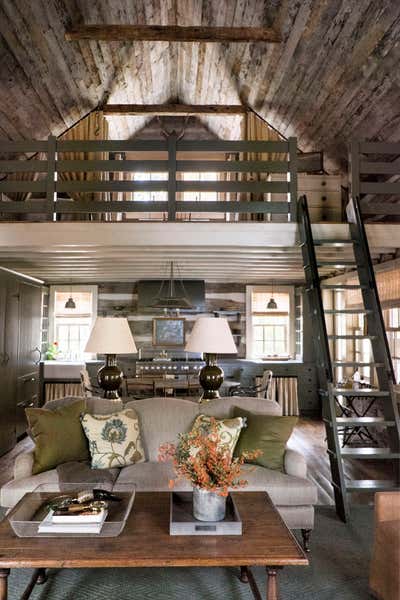  Rustic Country House Open Plan. Sewanee Cabin by Tammy Connor Interior Design.
