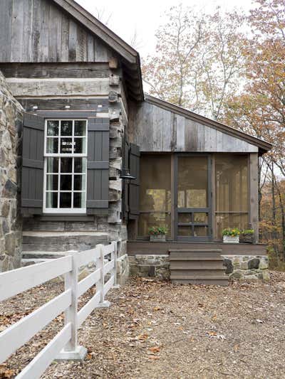  Rustic Country House Exterior. Sewanee Cabin by Tammy Connor Interior Design.