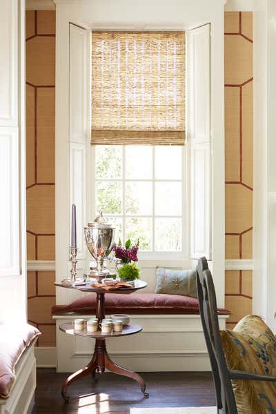 Transitional Mixed Use Dining Room. Showhouses by Tammy Connor Interior Design.
