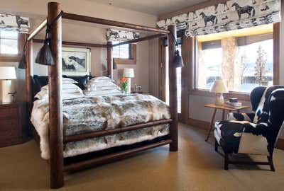  Western Bedroom. Colorado Country Retreat by MMB Studio.