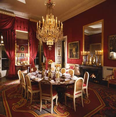  French British Colonial Government/Institutional	 Dining Room. British Embassy by Tino Zervudachi - Paris.