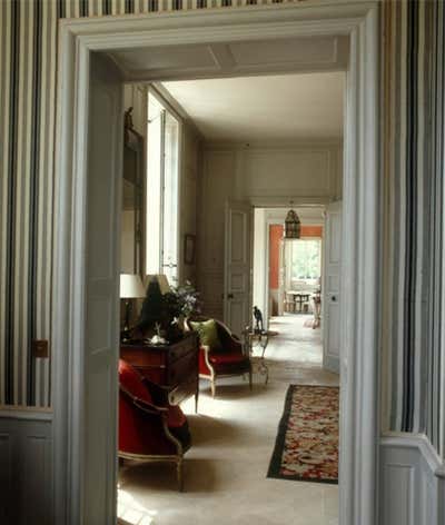  French Country House Entry and Hall. Traditional Chateau by Tino Zervudachi - Paris.