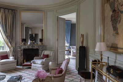  French Apartment Living Room. Regal Paris Apartment by Tino Zervudachi - Paris.