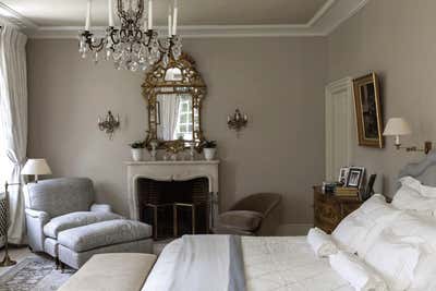  French Country House Bedroom. Rustic Castle by Tino Zervudachi - Paris.