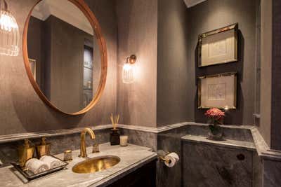  Eclectic Apartment Bathroom. Project Pearl by 1508 London.