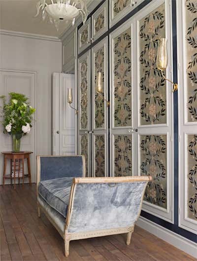  French Mediterranean Apartment Living Room. Heritage Apartment by Tino Zervudachi - Paris.