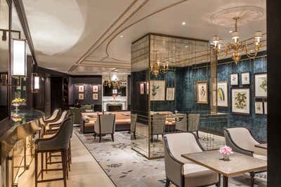 Contemporary Bar and Game Room. The Lanesborough Club & Spa by 1508 London.