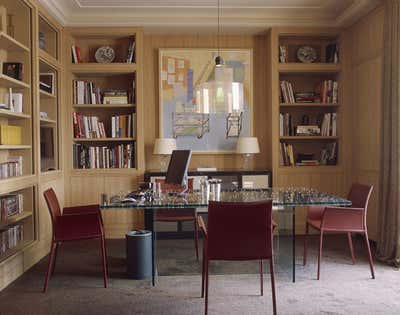  Mid-Century Modern Apartment Office and Study. Mid-Century Modern Apartment by Tino Zervudachi - Paris.