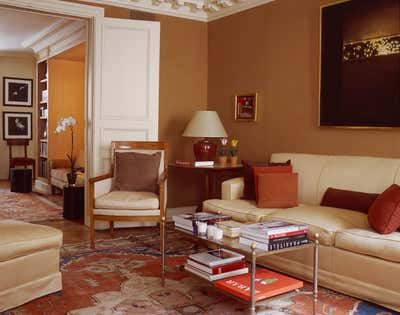  French Apartment Living Room. Oak Apartment by Tino Zervudachi - Paris.