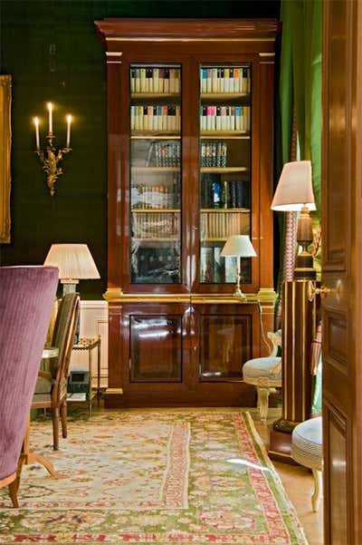  French Traditional Family Home Living Room. Royal Paris Mansion by Tino Zervudachi - Paris.