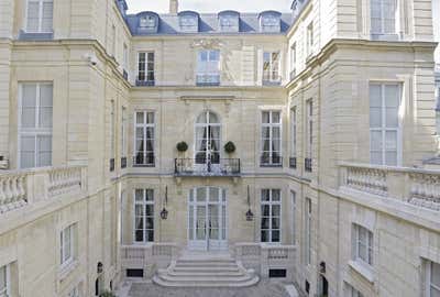  French Family Home Exterior. Royal Paris Mansion by Tino Zervudachi - Paris.