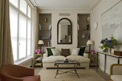  French Family Home Living Room. Royal Paris Mansion by Tino Zervudachi - Paris.