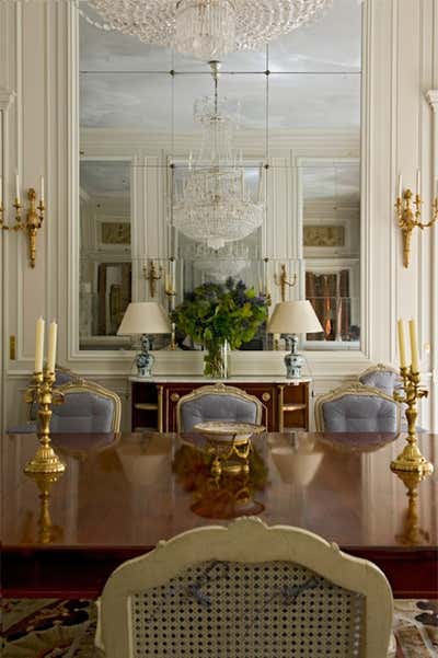  French Family Home Dining Room. Royal Paris Mansion by Tino Zervudachi - Paris.