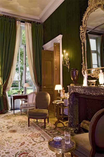  Traditional Family Home Living Room. Royal Paris Mansion by Tino Zervudachi - Paris.