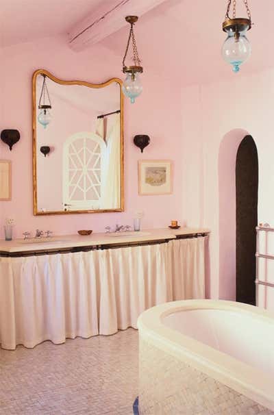  French Beach House Bathroom. Saint Tropez Seaside Home by Tino Zervudachi - Paris.