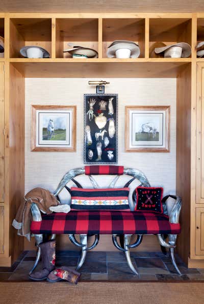  Western Storage Room and Closet. Colorado Country Retreat by MMB Studio.