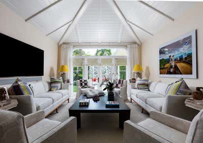  Transitional Beach House Living Room. Florida Beach House by MMB Studio.