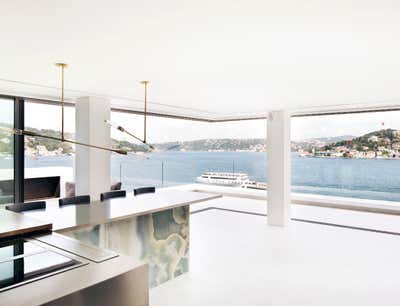  Contemporary Apartment Kitchen. View of The Bosphorus by 1508 London.