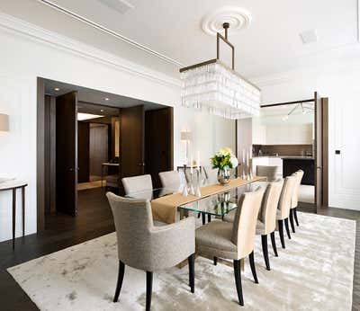  Transitional Apartment Dining Room. Reinterpreted Classicism by 1508 London.