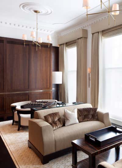  Transitional Apartment Living Room. The Regents Park Terrace by 1508 London.