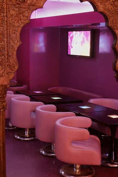  Eclectic Restaurant Open Plan. Nirvana Lounge  by Amar Studio.