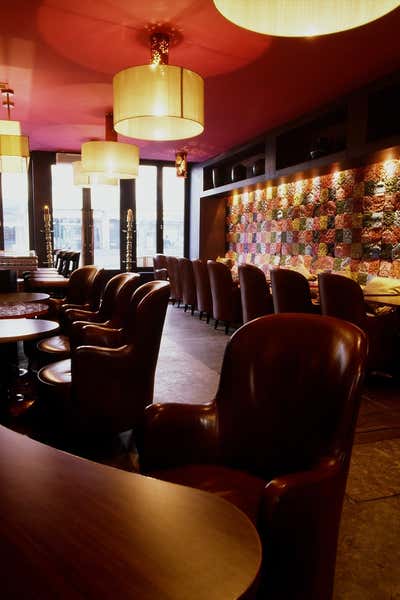  Eclectic Restaurant Open Plan. Le Trait D'Union by Amar Studio.