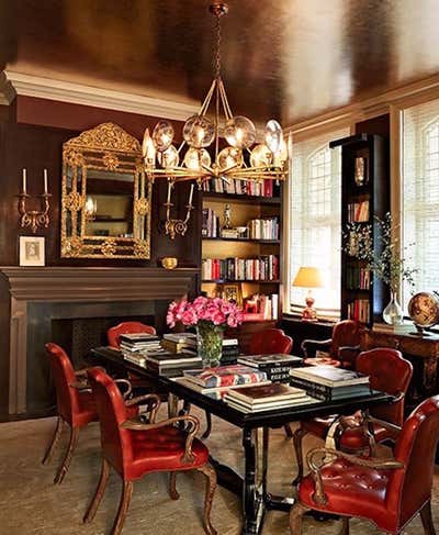  Traditional Apartment Dining Room. Enlightened London by Michael S. Smith Inc..