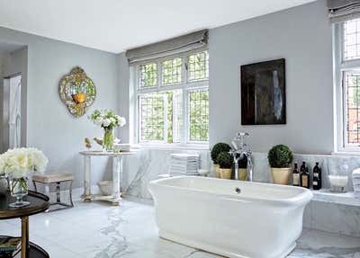  English Country Bathroom. Enlightened London by Michael S. Smith Inc..
