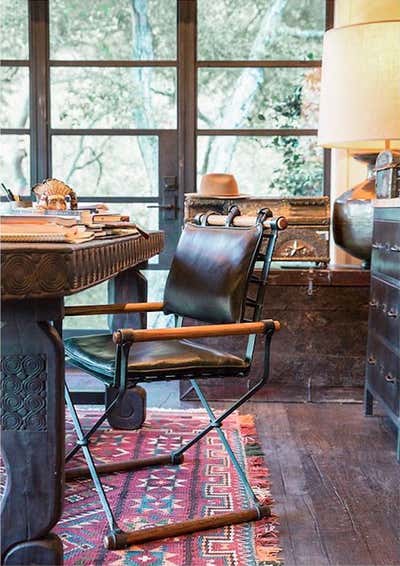  Bohemian Family Home Office and Study. Topanga Canyon by Hammer and Spear.