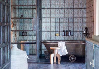  Industrial Family Home Bathroom. Topanga Canyon by Hammer and Spear.