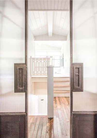 Coastal Office Entry and Hall. Rustic Canyon by Hammer and Spear.