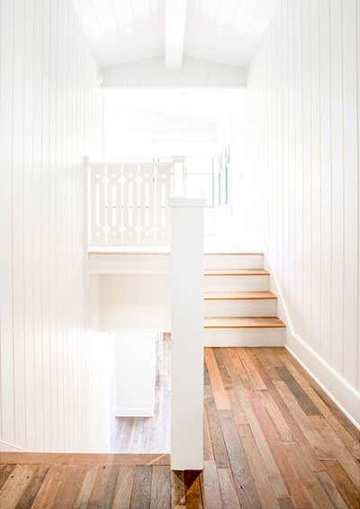 Country Office Entry and Hall. Rustic Canyon by Hammer and Spear.