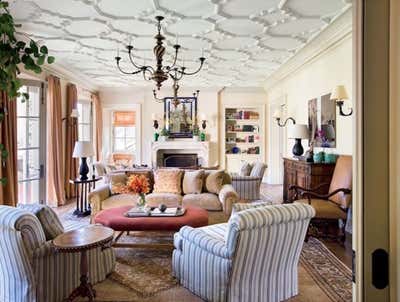  Traditional Family Home Living Room. Santa Monica by Michael S. Smith Inc..