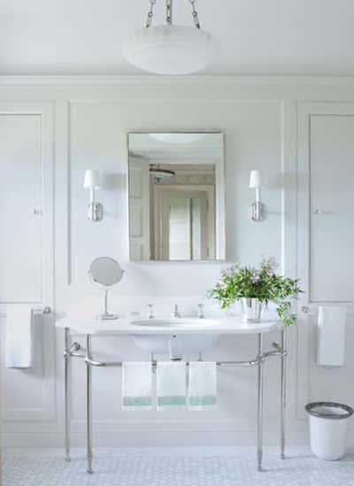  Contemporary Family Home Bathroom. New England Abode by Michael S. Smith Inc..