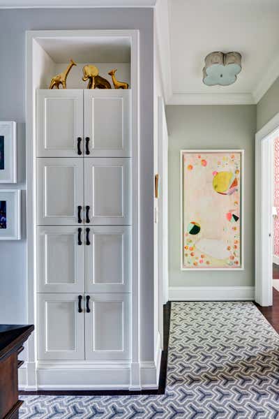  Eclectic Family Home Entry and Hall. Historic Brooklyn by Tamara Eaton Design.