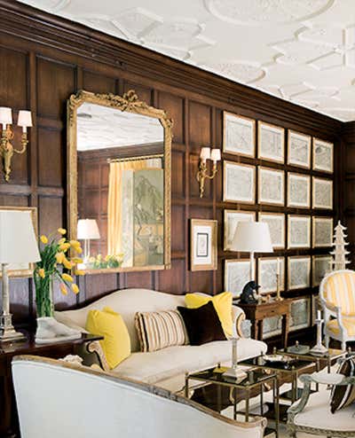  Traditional Family Home Living Room. Beverly Hills Estate by Mary McDonald.