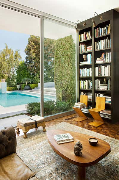 Eclectic Office and Study. Trousdale Home by Clements Design.