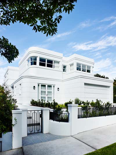  Transitional Family Home Exterior. Rose Bay House by Greg Natale.