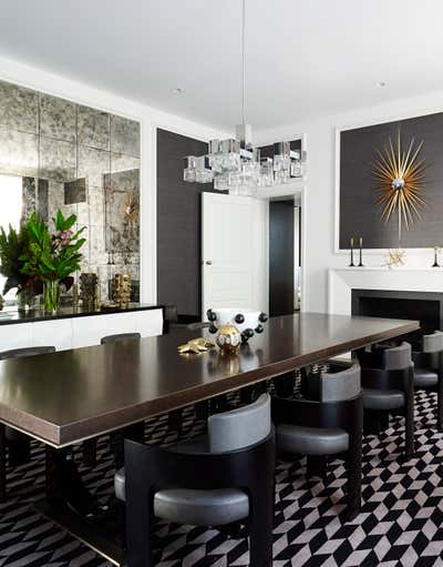  Transitional Family Home Dining Room. Melbourne House by Greg Natale.