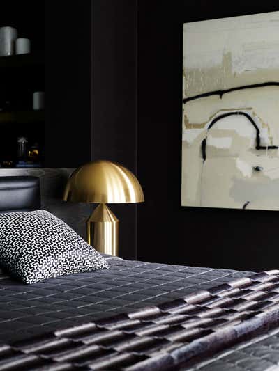  Transitional Family Home Bedroom. Melbourne House by Greg Natale.